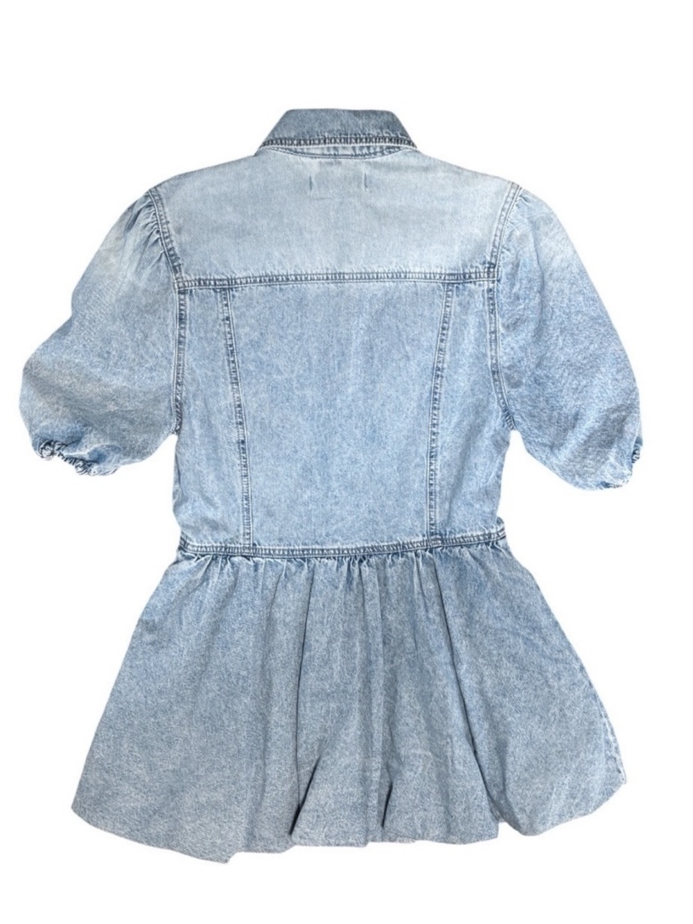 Blank NYC Denim Button Down Bubble Dress - Picture 6 of 6
